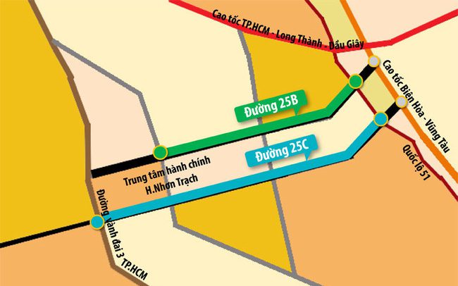 Tuyen duong quan trong Long Thanh