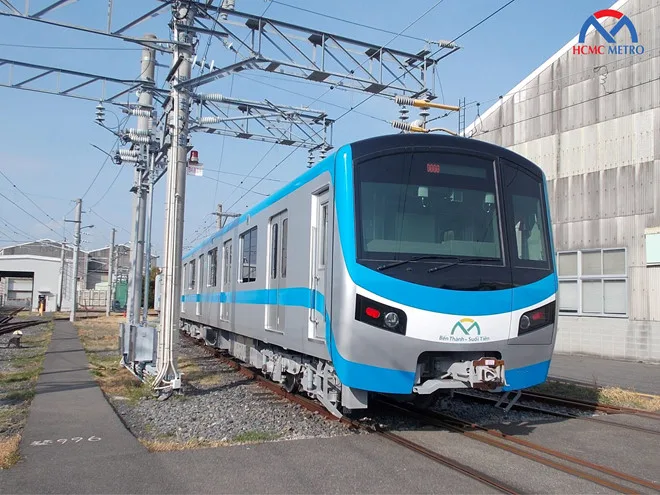 Hình ảnh đoàn tàu metro đầu tiên của TP.HCM 9 Giac mo me tro
