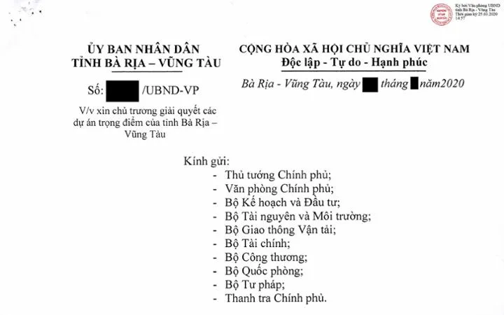 Chính Phủ Phê Duyệt Xây Dựng Cao Tốc Biên Hoà - Vũng Tàu Giai Đoạn 1 15 Hoa toc van ban 3