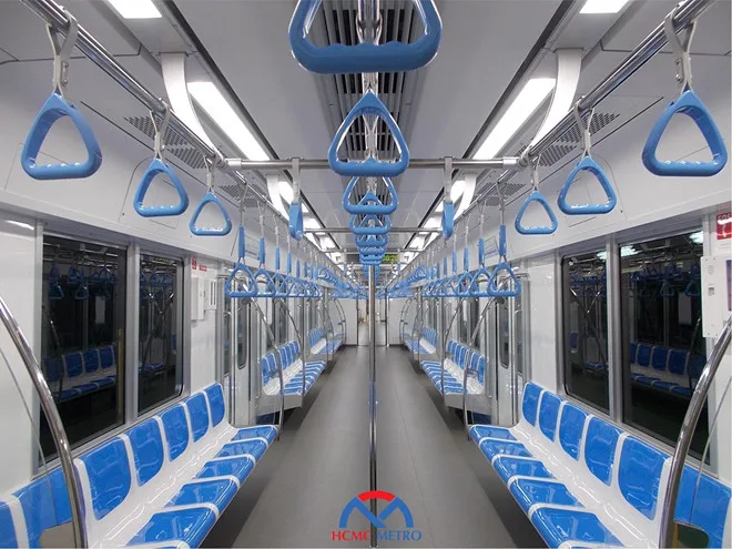 Hình ảnh đoàn tàu metro đầu tiên của TP.HCM 10 Metro toa 3