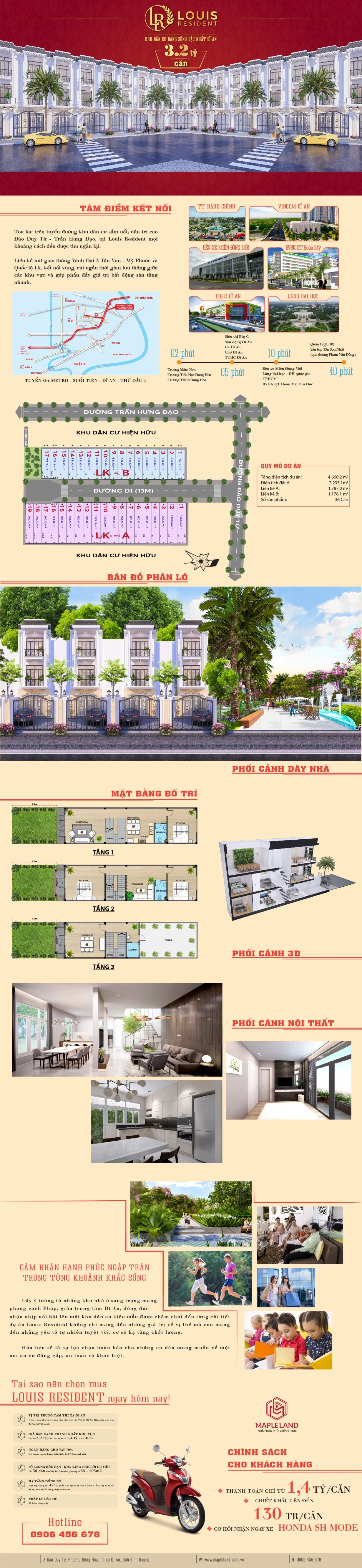CƠ HỘI SỞ HỮU NHÀ PHỐ NGAY TRUNG TÂM DĨ AN GIÁ 3,2 TỶ/CĂN 5 abc