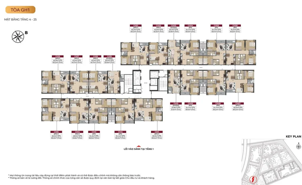The Glory Height - Vị Trí Đắc Địa Đối Diện Vincom Megamall 120 GH1 3