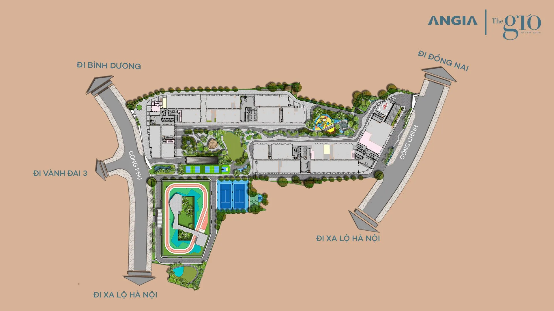 The Gió Riverside Dĩ An | GIÁ BÁN và ƯU ĐÃI từ An Gia Investment 60 Mặt bằng tổng thể The Gió Riverside Dĩ An