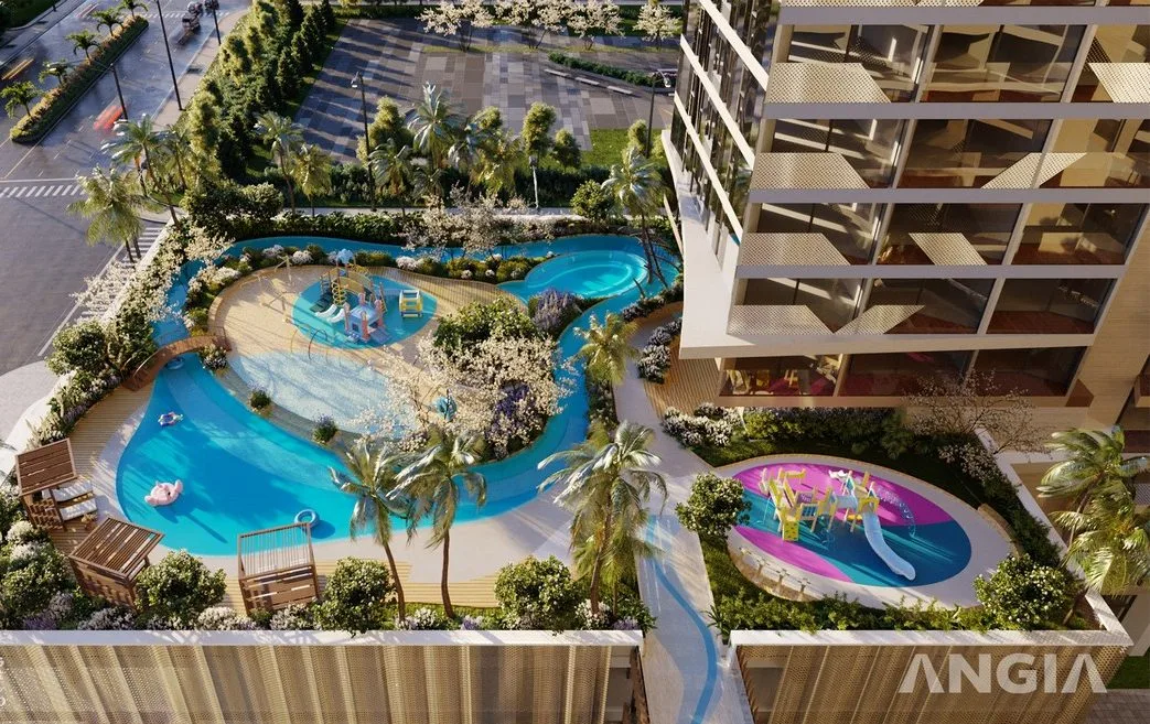 The Gió Riverside Dĩ An | GIÁ BÁN và ƯU ĐÃI từ An Gia Investment 52 Công viên nước tại Dự án căn hộ The Gio Binh Duong