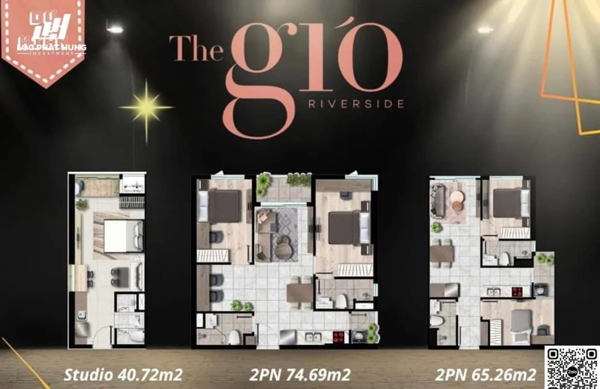 The Gió Riverside Dĩ An | GIÁ BÁN và ƯU ĐÃI từ An Gia Investment 62 Thiết kế 2D căn hộ The Gió Riverside