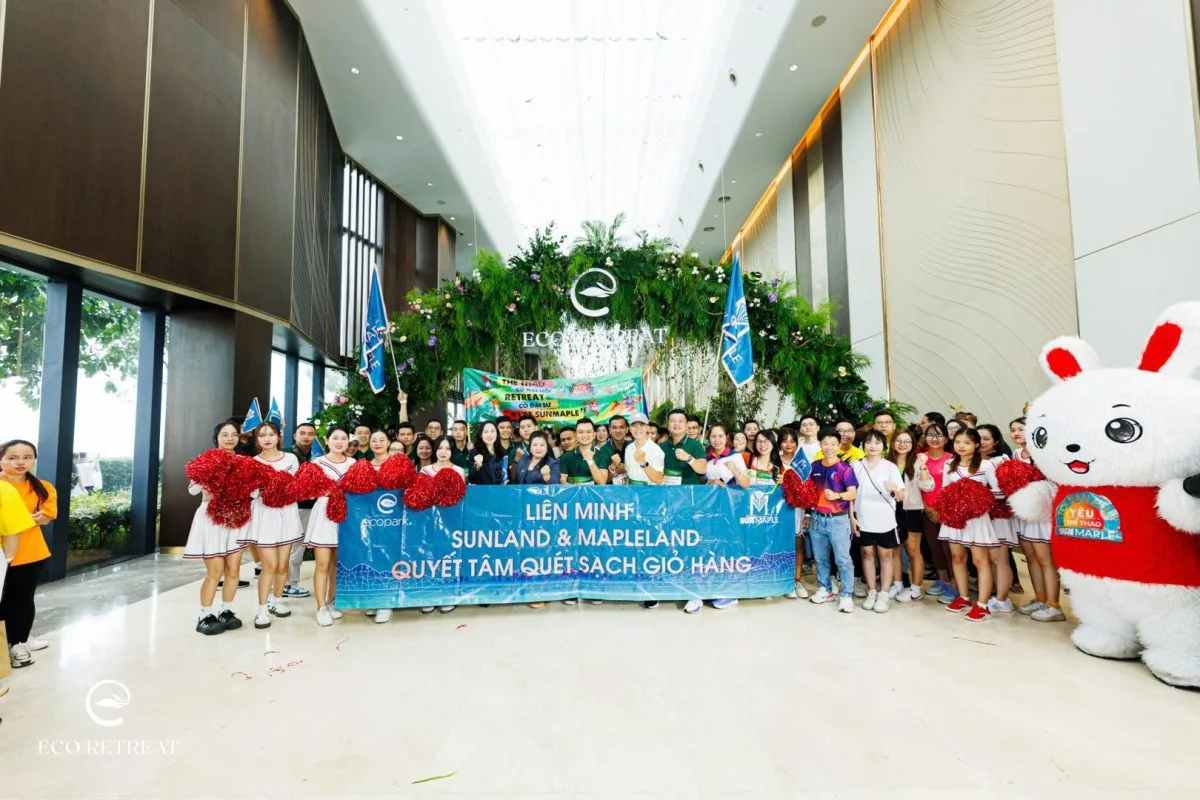 Eco Retreat đánh dấu sự hợp tác giữa liên minh Sunland & MapleLand và nhà sáng lập Ecopark.