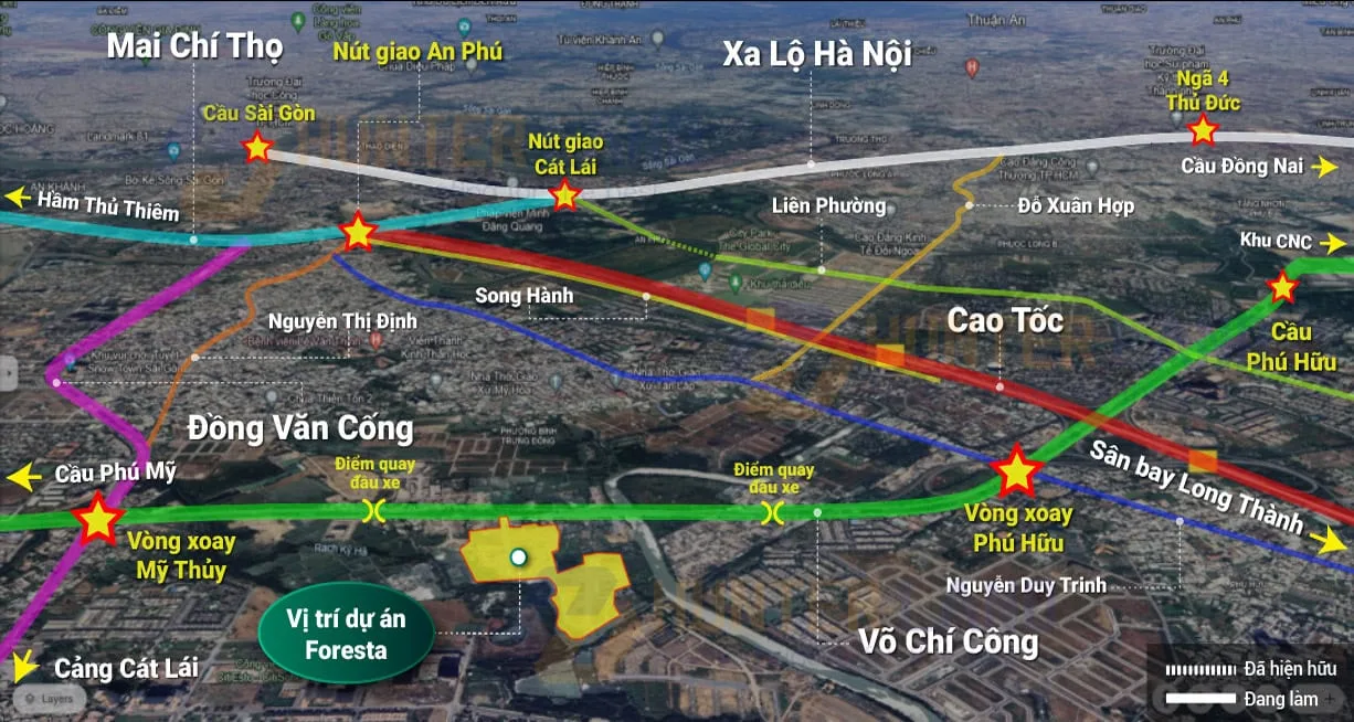 vi tri du an foresta khang dien