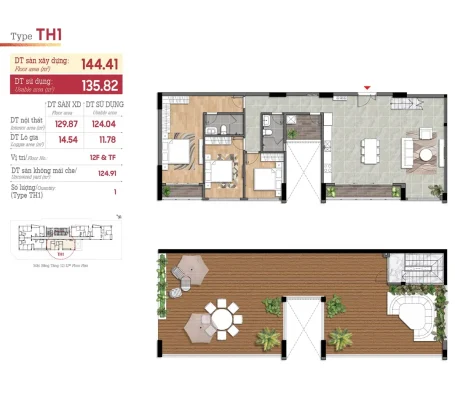 can ho penthouse at riverside 1 11zon