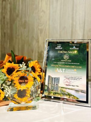 Chứng nhận Mapleland đại lý phân phối chiến lược A&T Saigon Riverside
