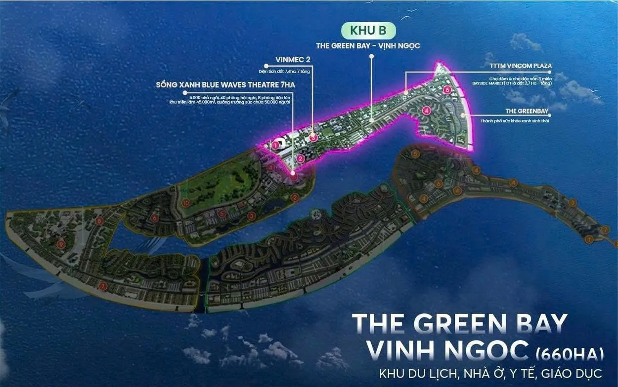 Vịnh Ngọc Vinhomes Green Paradise Cần Giờ