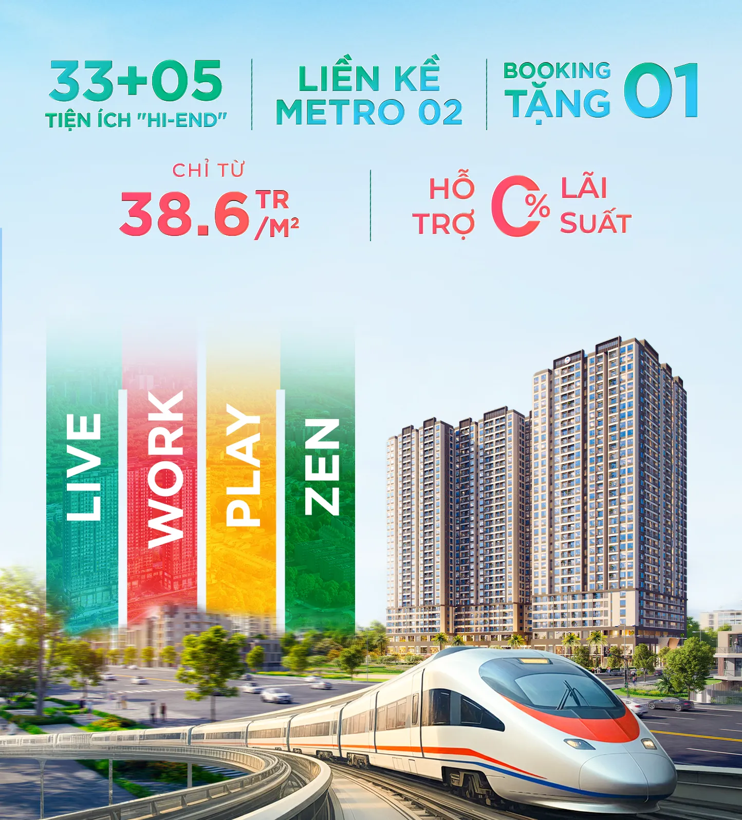 Căn hộ Happy One Mori trục Quốc lộ 13