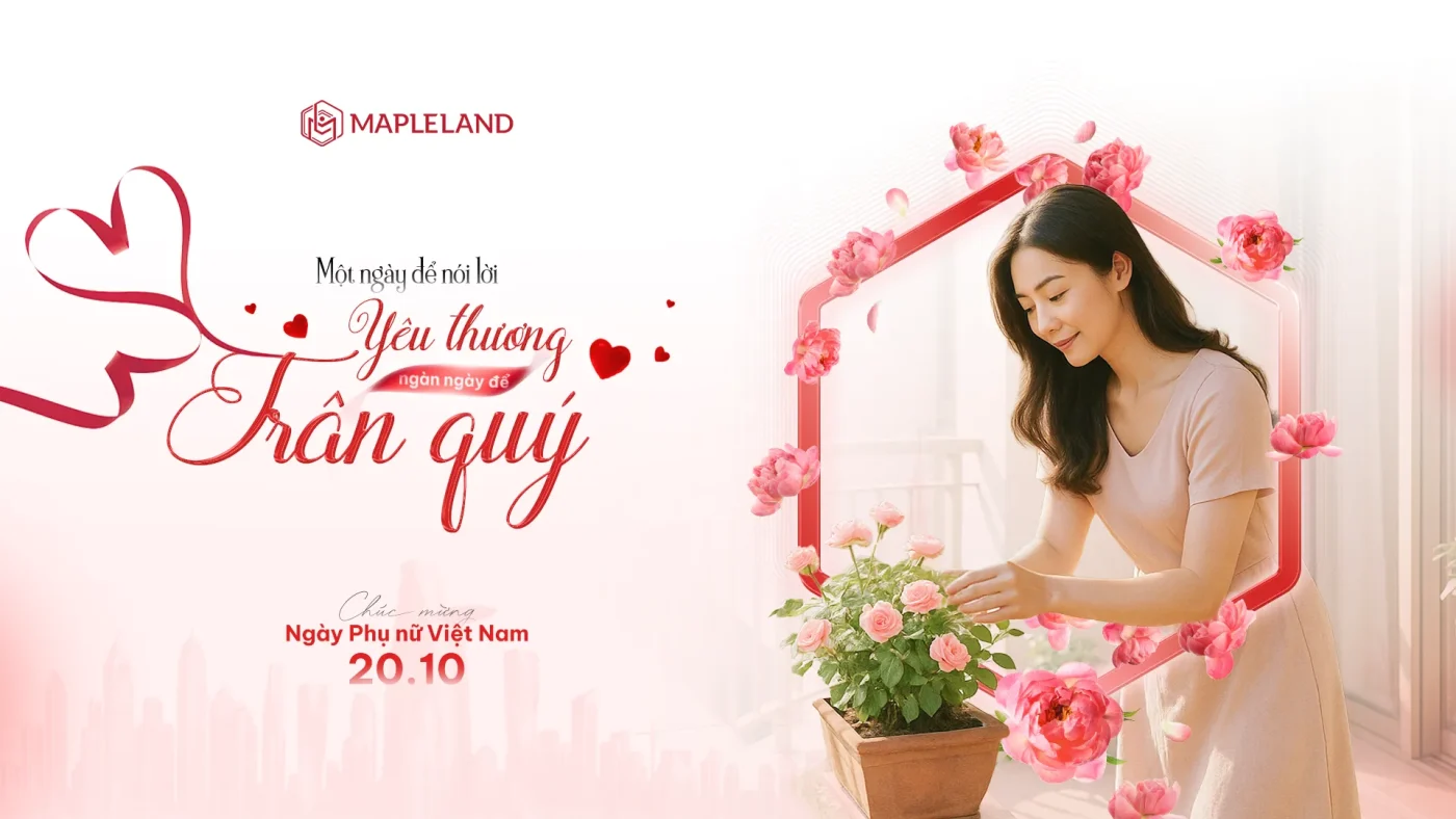 Mapleland chúc mừng ngày phụ nữ Việt Nam 20-10