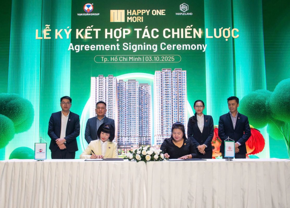 MapleLand trở thành Đại lý chiến lược dự án Happy One Mori