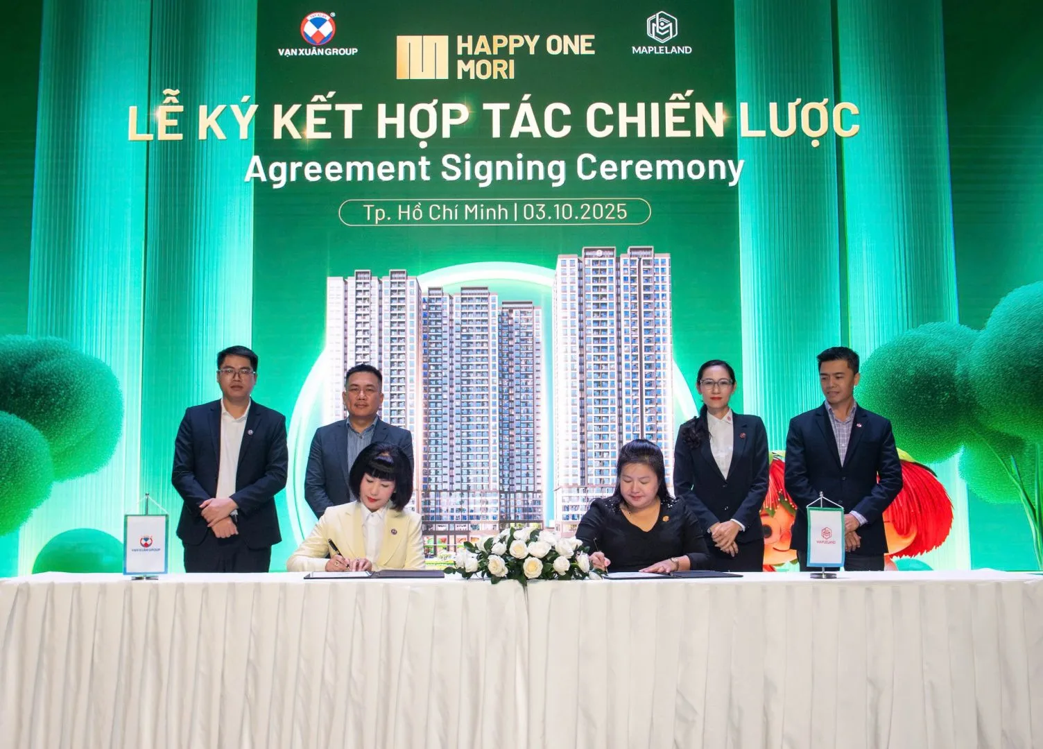 MapleLand trở thành Đại lý chiến lược dự án Happy One Mori