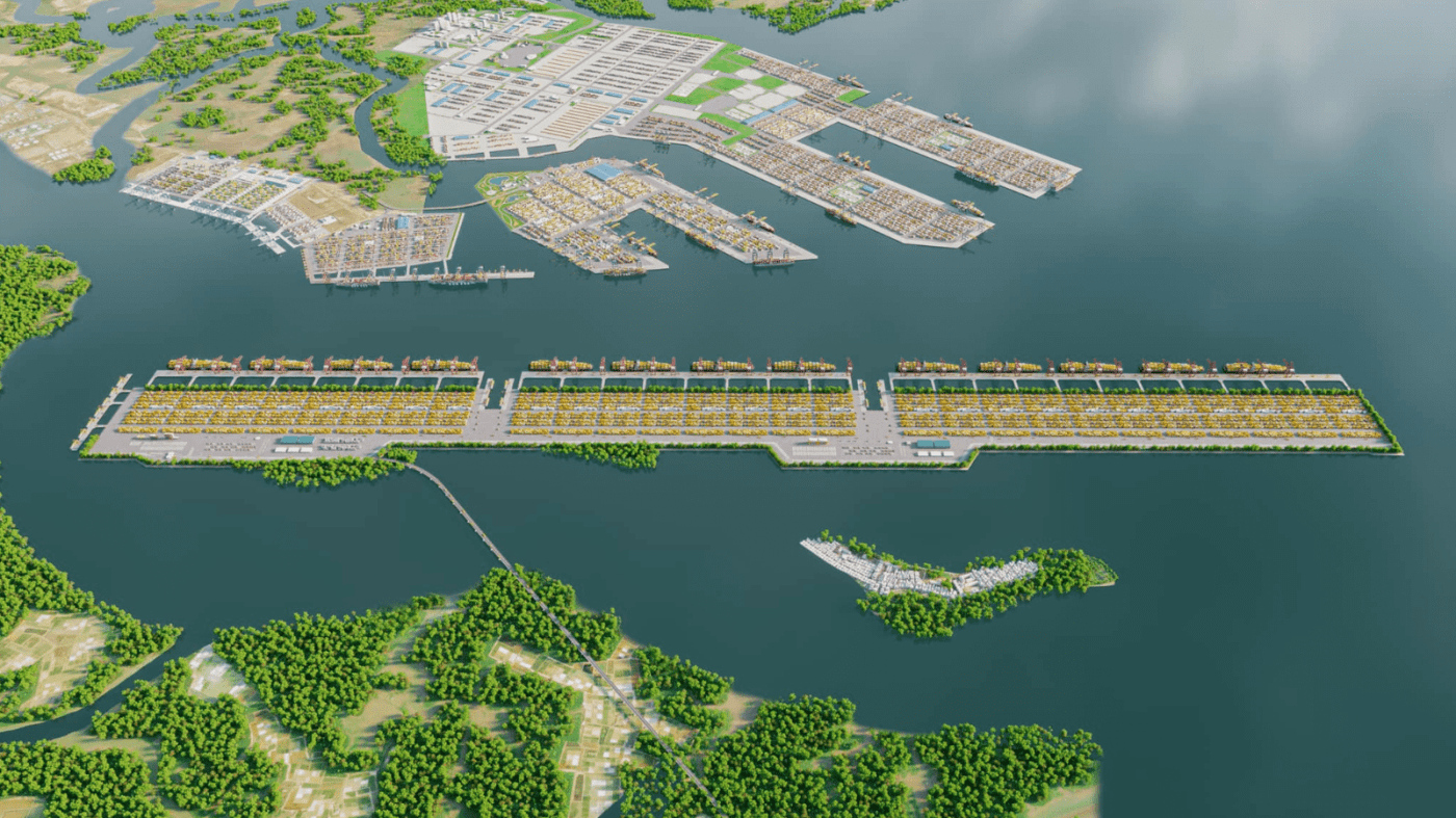 Hình ảnh Phối cảnh siêu cảng quốc tế Cần Giờ