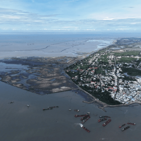 Tiến độ lấn biển Vinhomes Green Paradise Cần Giờ