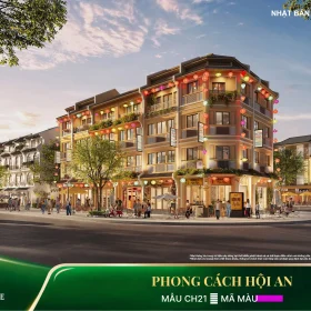 Phối cảnh Nhà phố Liên kế Vinhomes Cần Giờ - Phong cách Indochine