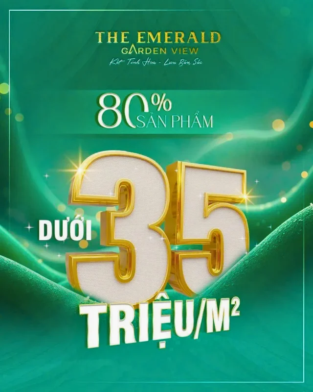 Dự án The Emerald Garden View - Giá rẻ nhất khu vực 24 Giá The Emerald Garden View