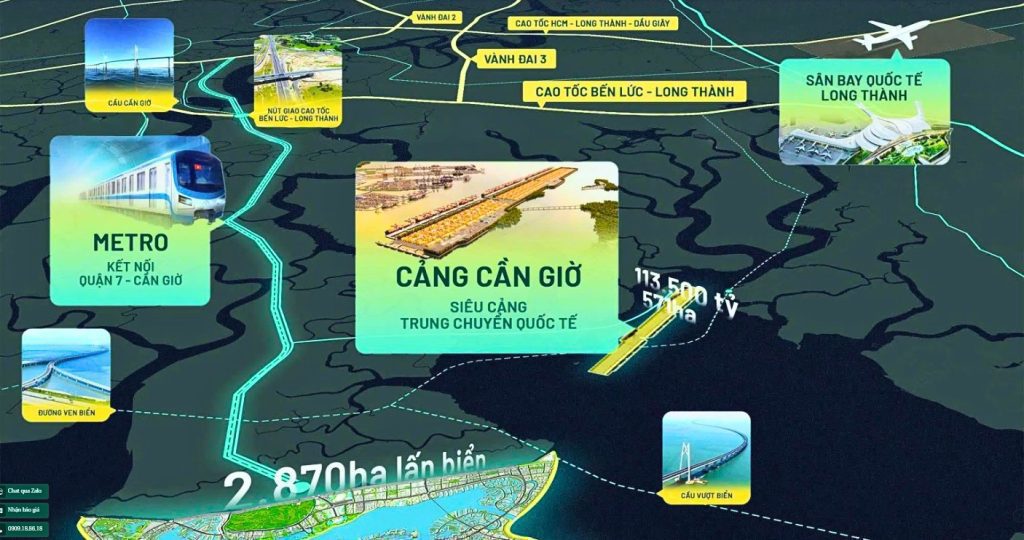 Vinhomes Green Paradise Cần Giờ tiềm năng tăng giá lớn nhờ hạ tầng đẩy mạnh