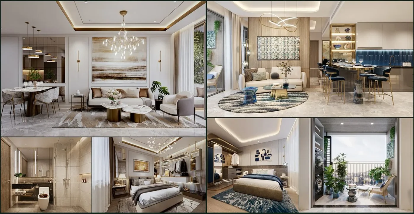 Căn hộ mẫu Green Skyline