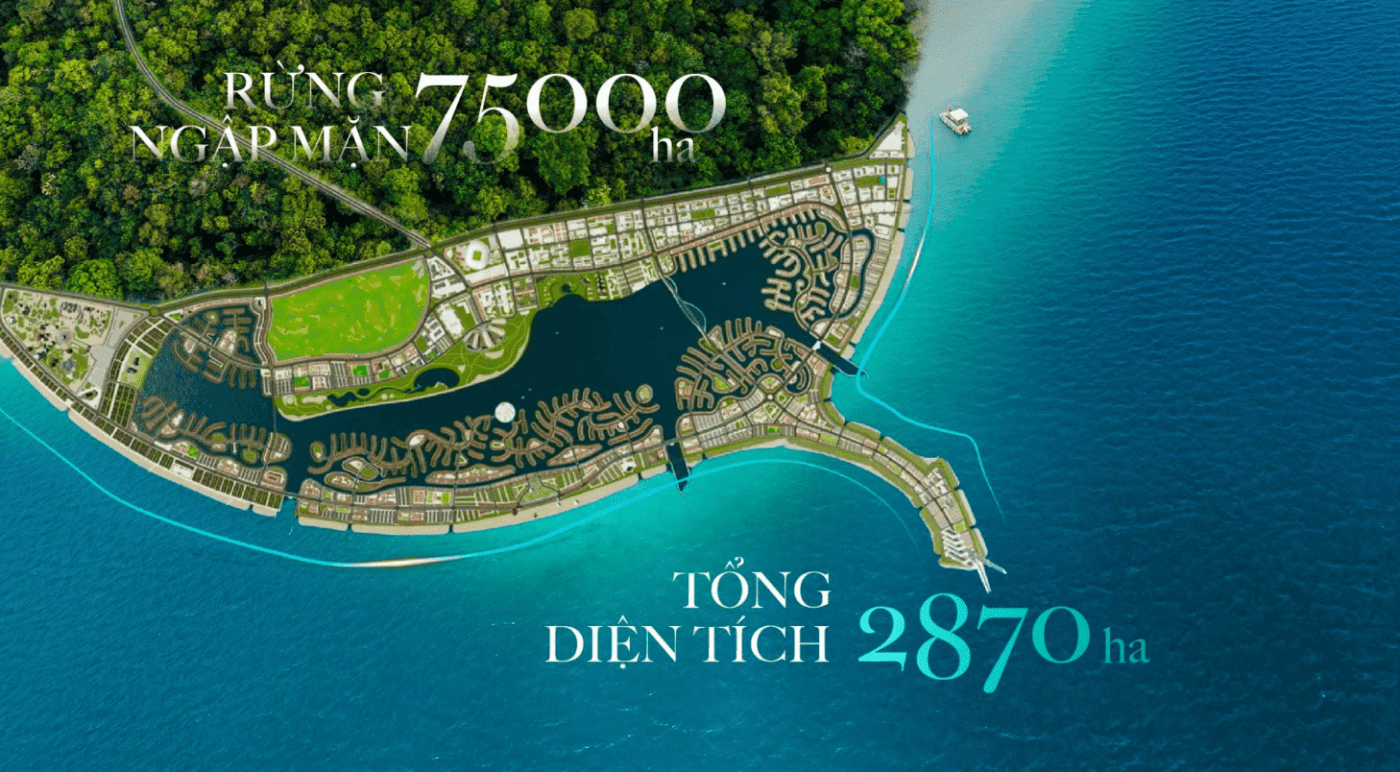 6 Hạ Tầng Then Chốt Quyết Định Giá Trị Vinhomes Cần Giờ 15 Vinhomes Green paradise Cần Giờ nằm kế bên Chiến Khu Rừng Sác