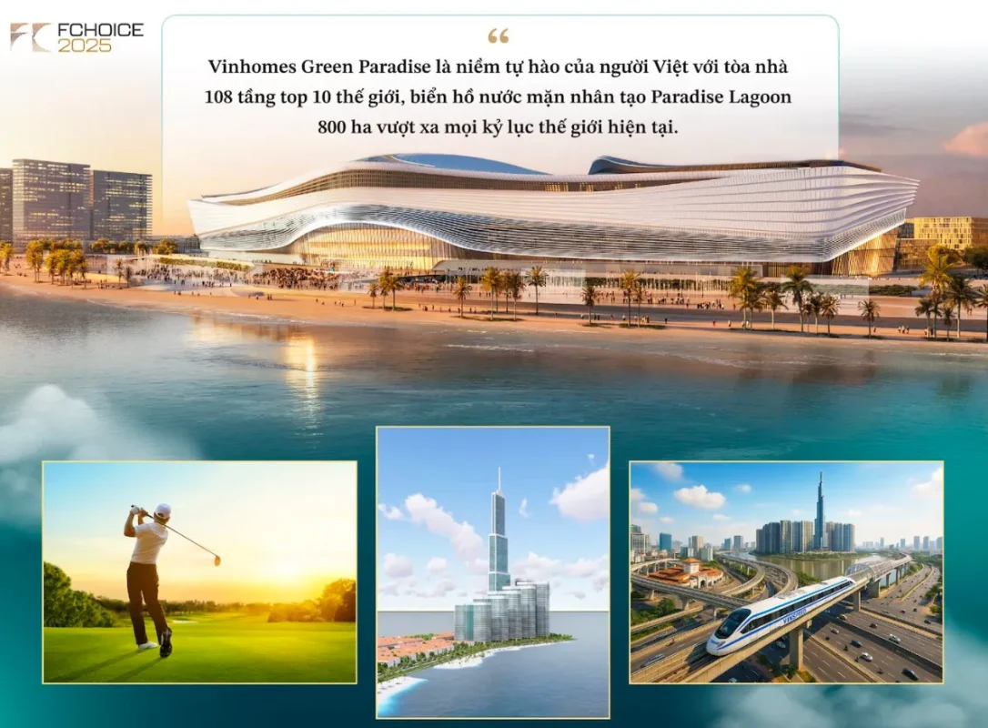 Vinhomes Cần Giờ nơi tập hợp các tiện ích đẳng cấp thế giới