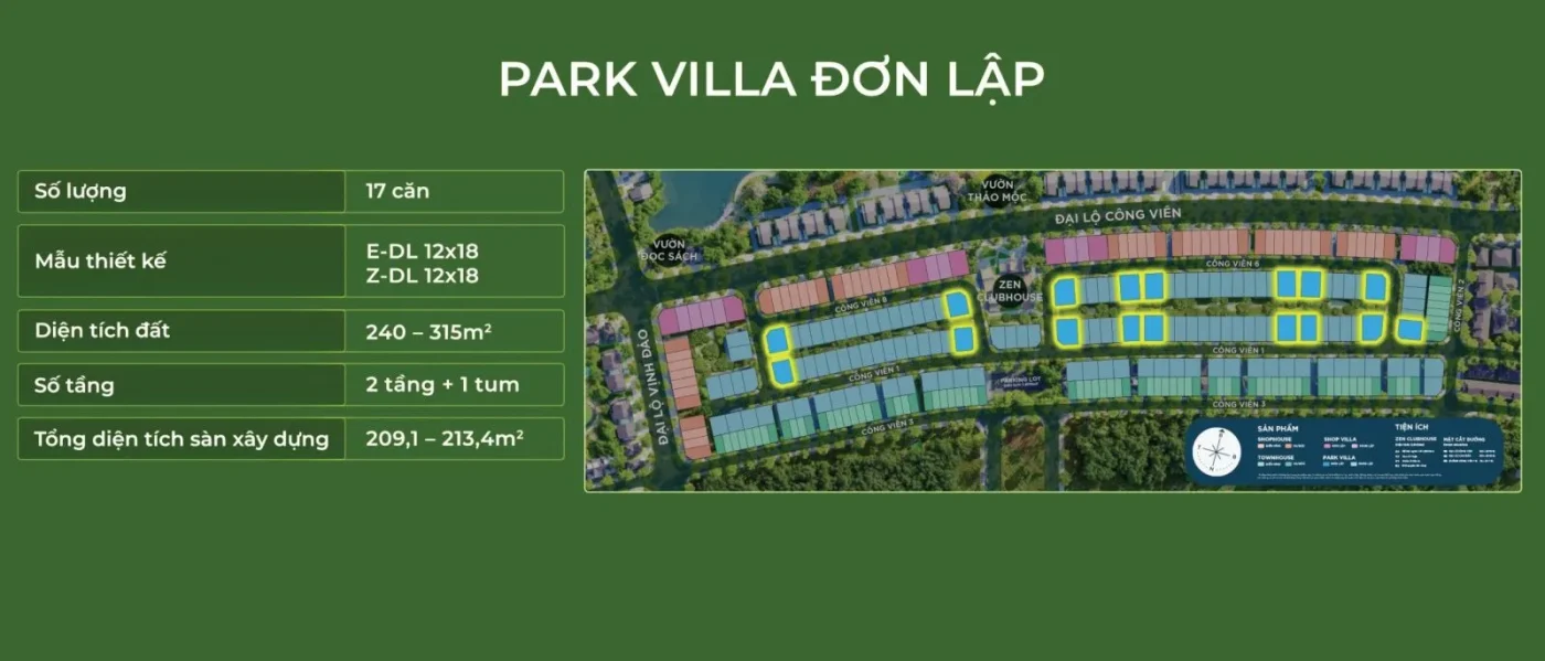 Mặt Bằng Rừng Mai Chi Tiết – Phân Khu Mùa Lễ Hội Đầu Tiên Tại Eco Retreat Long An 49 Mat bang Park Villa Don Lap Eco Retreat Phan khu le hoi