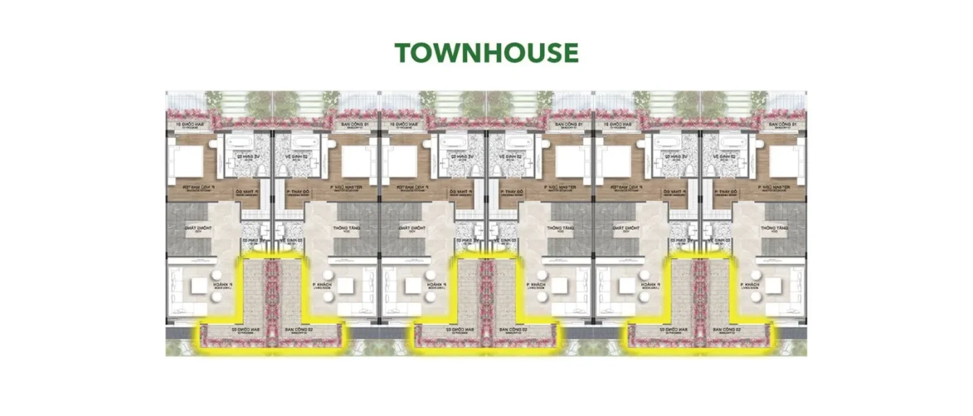 Mặt Bằng Rừng Mai Chi Tiết – Phân Khu Mùa Lễ Hội Đầu Tiên Tại Eco Retreat Long An 52 mat bang nha pho townhouse 2 rung mai mua le hoi eco retreat 3 11zon
