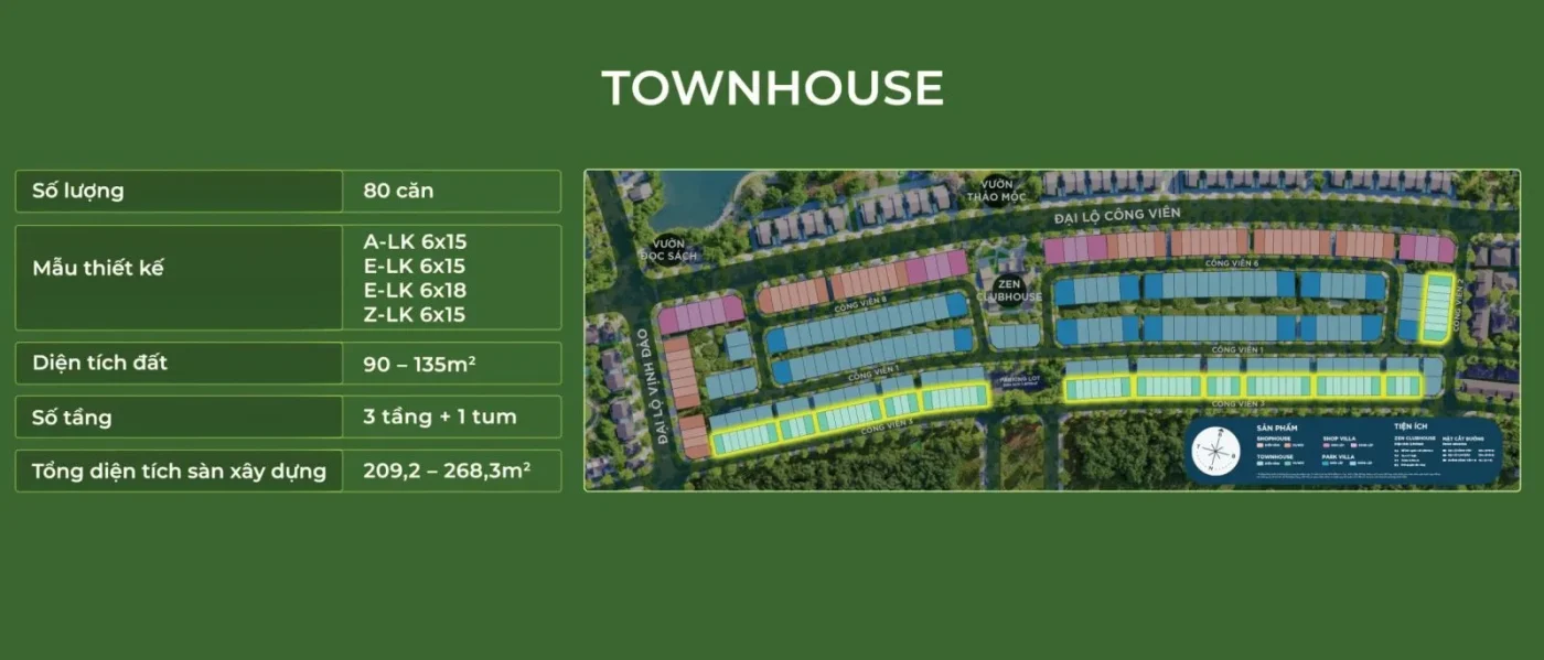 Mặt Bằng Rừng Mai Chi Tiết – Phân Khu Mùa Lễ Hội Đầu Tiên Tại Eco Retreat Long An 51 mat bang nha pho townhouse mua le hoi eco retreat 11zon