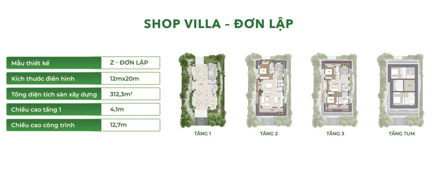 Mặt Bằng Rừng Mai Chi Tiết – Phân Khu Mùa Lễ Hội Đầu Tiên Tại Eco Retreat Long An 42 mat bang shop villa don lap mua le hoi 11zon