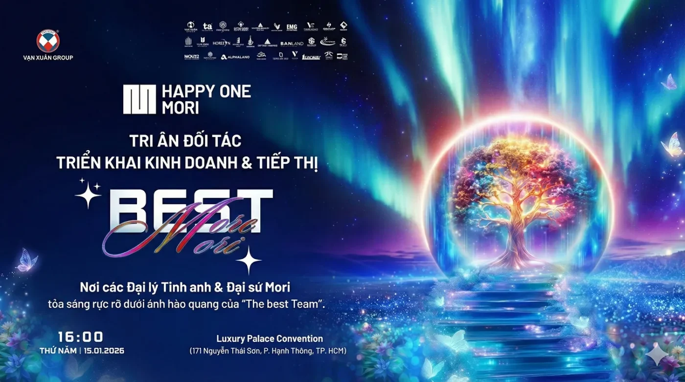 TRI ÂN ĐỐI TÁC & TRIỂN KHAI KINH DOANH DỰ ÁN HAPPY ONE MORI