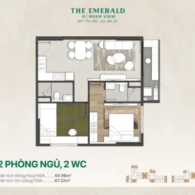 the emerald garden view 2 pn 2wc 11zon