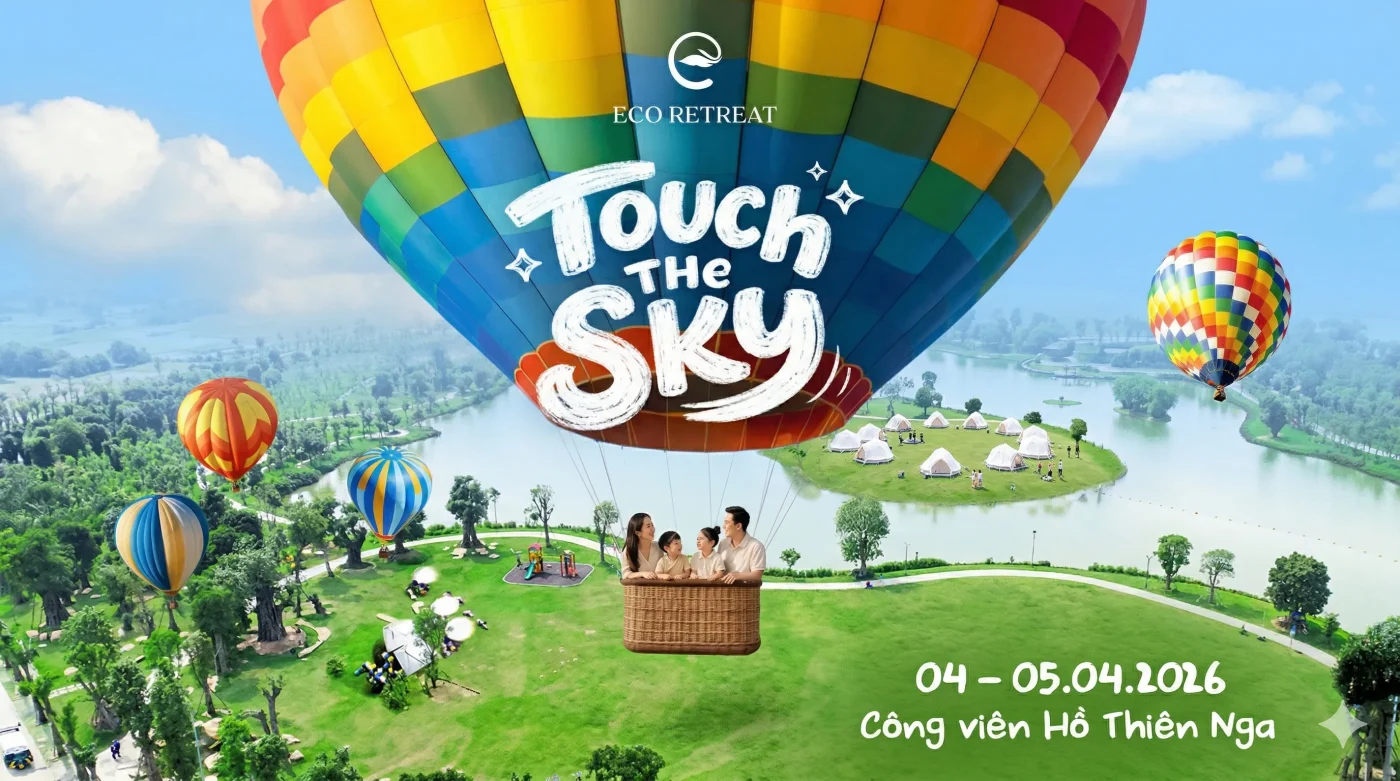 Sự kiện khinh khí cầu tại Eco Retreat