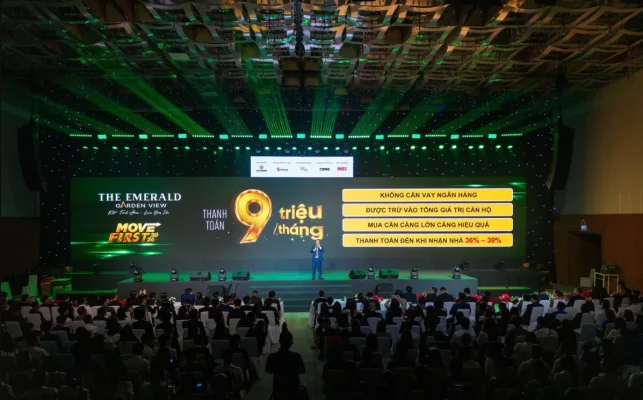 The Emerald Garden View thanh toán 9 triệu/tháng