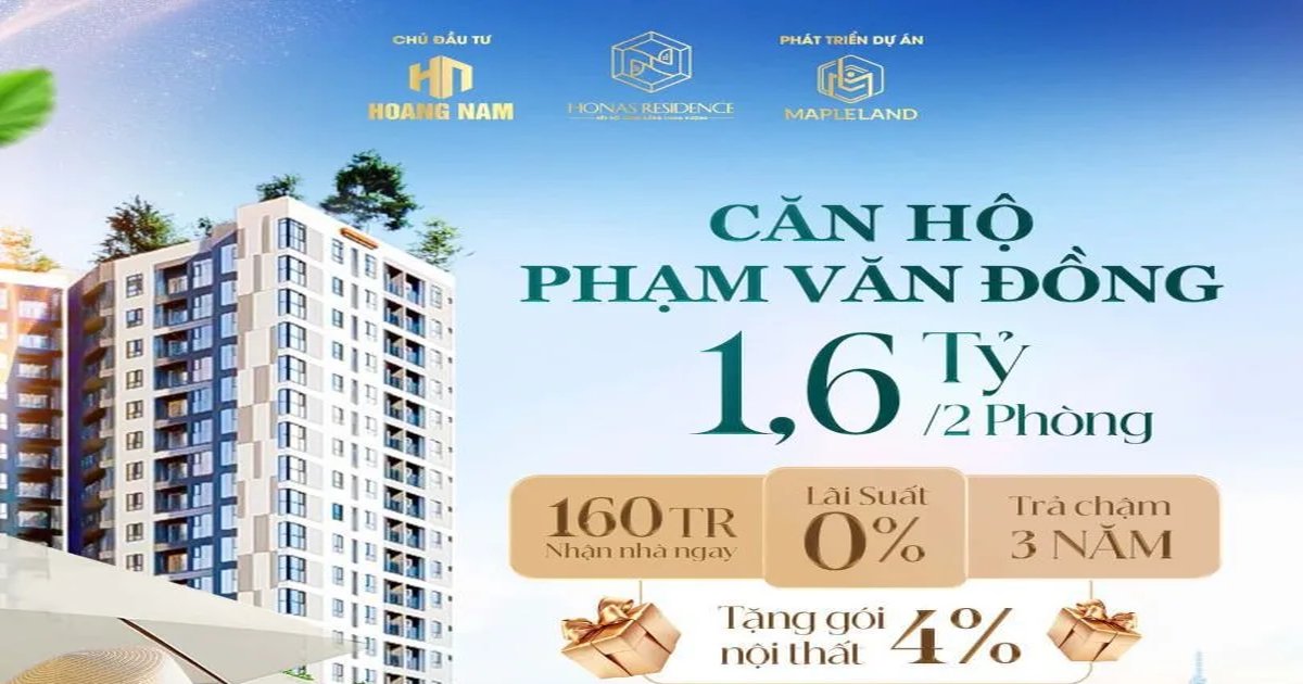 Honas Residence - Dự án căn hộ Hoàng Nam Group Dĩ An Bình Dương