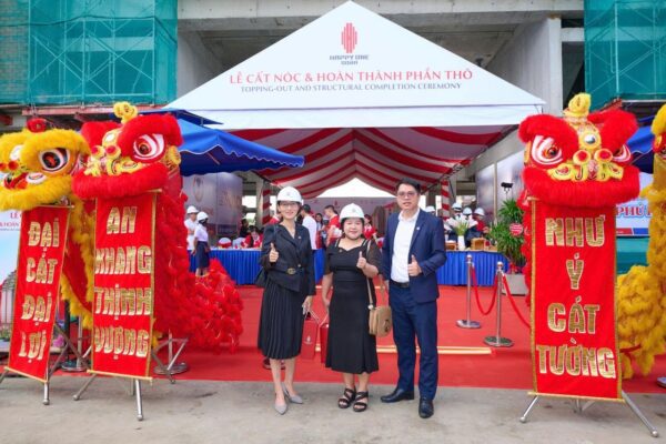Lễ Cất Nóc Happy One Sora: Khẳng Định Tiến Độ & Tinh Hoa Căn Hộ Nhật