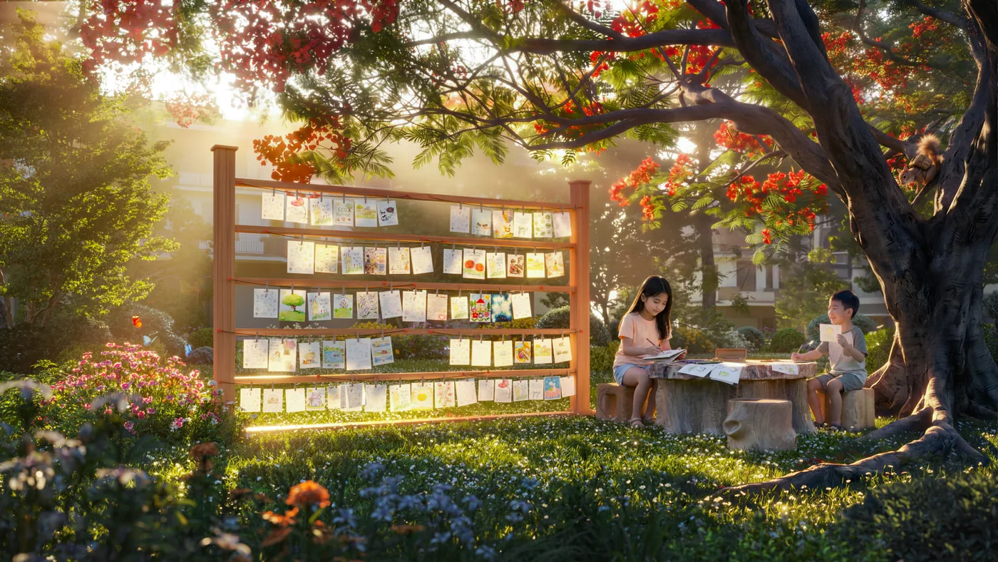 Cảnh quan phân khu Rừng Phượng Eco Retreat