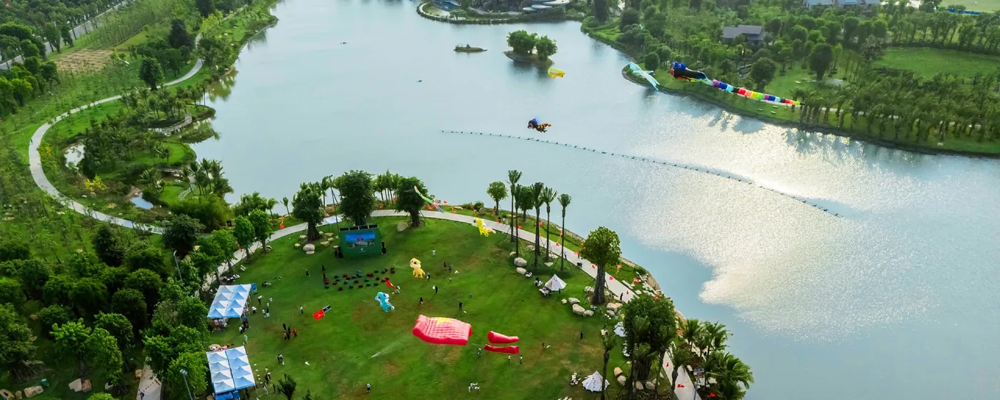 Hình ảnh thực tế cảnh quan đô thị rừng Eco Retreat
