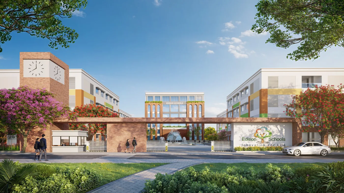 Trường Quốc tế Edison trong nội khu Eco Retreat