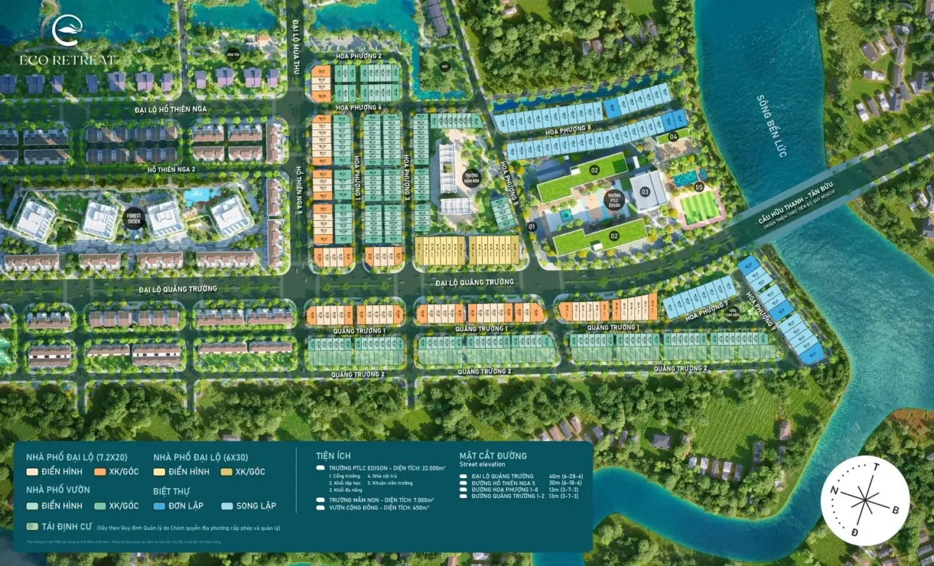 Rừng Phượng Eco Retreat: Mặt bằng, giá và chính sách tham khảo