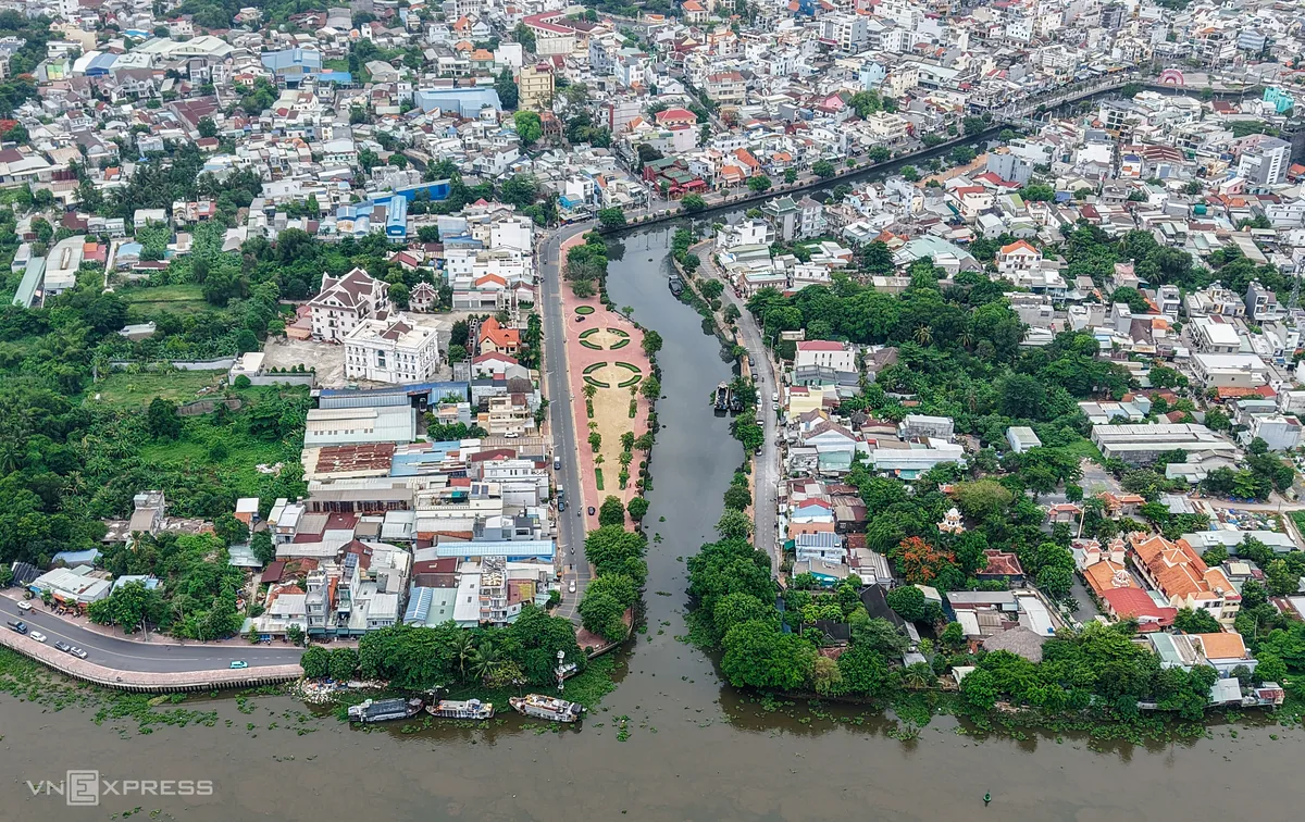 Không gian ven sông Sài Gòn tại khu vực Thuận An